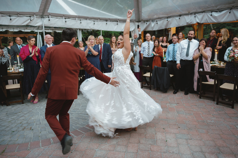 Magnolia Streamside Resort Pocono Wedding Michele and Scott